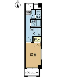 ハイツ一力【1階】の間取り