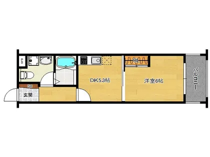 Laka’s Fushimi (ラカーシュ伏見)【3階】の間取り