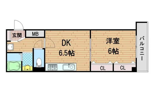 ルミナスコート【5階】の間取り