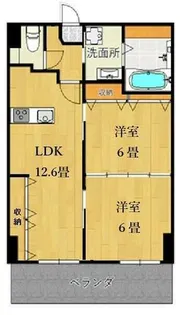GEN SAKIZO VILLA烏丸四条【903号室】の間取り