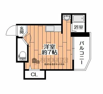 ベルエーキップ404号【4階】の間取り