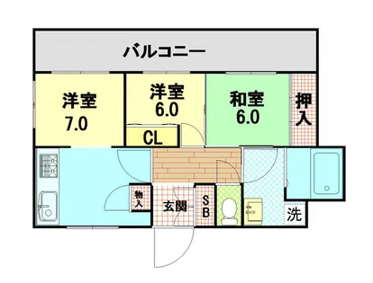 リーグレック元町【8階】の間取り