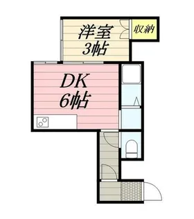 アーバン宮の沢【0202号室】の間取り