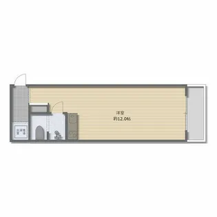 チサンマンション第11 札幌【4階】の間取り