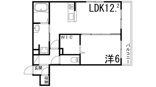 BEREO南条【2階】の間取り