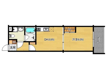 佗助の館 (わびすけのやかた)【1階】の間取り