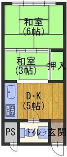 ヴィラ大正【2階】の間取り