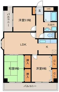 ベルフィールドⅡ【2階】の間取り