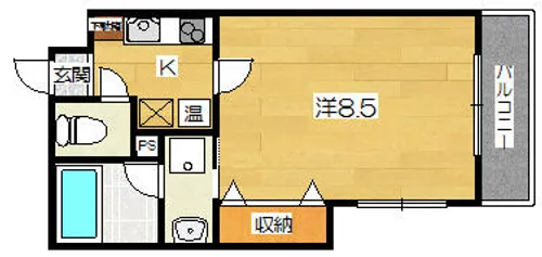 アルト吉田山【2階】の間取り