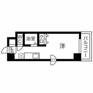 メゾンクレスト元町【1階】の間取り