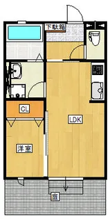 CASAメビウス【1階】の間取り