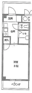 グリーンライフ萌【306号室】の間取り