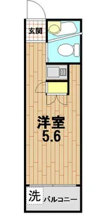 ネオダイキョー三宮【4階】の間取り