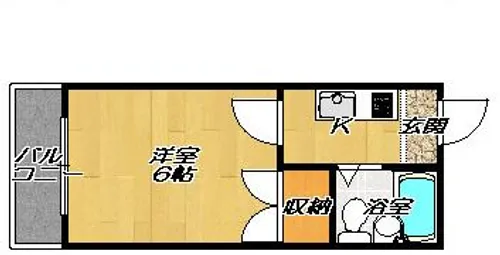 三柏ハイツ【2階】の間取り