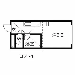 大洋ビル【1階】の間取り
