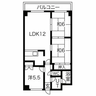 ソレイユ31【5階】の間取り