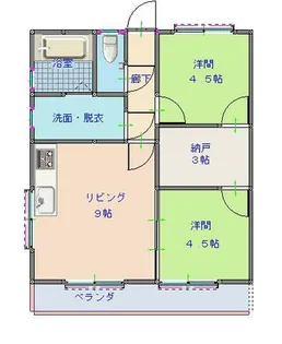 植田ビル【2階】の間取り
