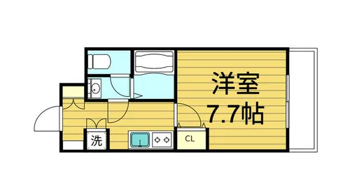 ジュネーゼプレシャス森ノ宮【5階】の間取り