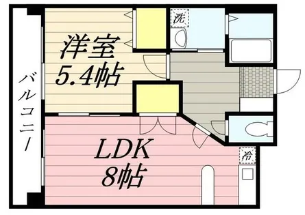 ピエモンテ二日市【0508号室】の間取り