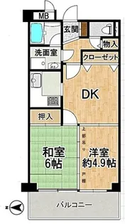 グラン・ドムール新丸太町【3階】の間取り
