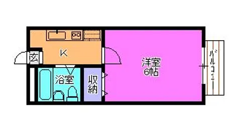 イーストドミトリーⅠ【1階】の間取り