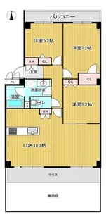 コープ野村第一伊丹B棟【104号室】の間取り