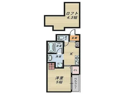 グランビア甲斐町東【2階】の間取り