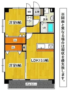 アクシオ足立【2階】の間取り