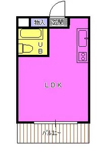 高山コーポ【3階】の間取り
