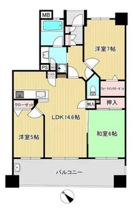 アーサー平尾ステーション・リバティ【8階】の間取り