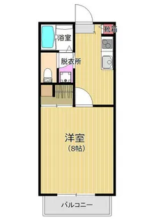 アドコートA【2階】の間取り