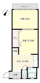 都マンション【3階】の間取り
