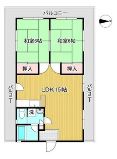 橋口マンション【401号室】の間取り