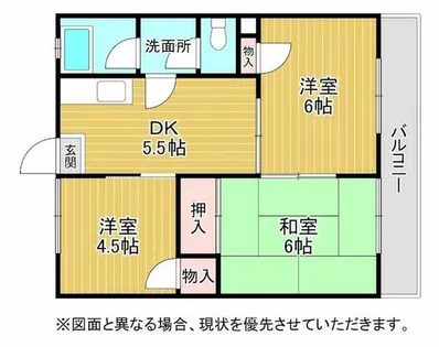 エントピア引野【2階】の間取り
