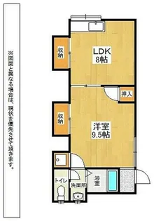 コンフォース皿倉Ⅱ【3階】の間取り