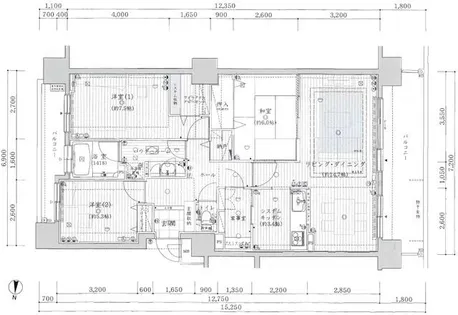 ダイアパレス大通南【902号室】の間取り