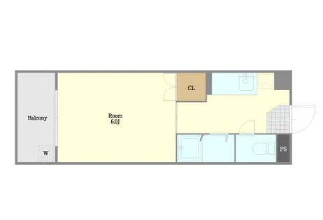 ホワイトキャッスル大橋壱番館【2階】の間取り