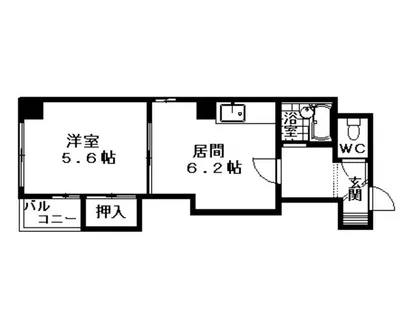ルイーズSAPPORO【401号室】の間取り