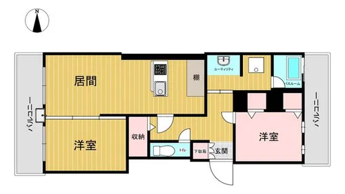 グランファーレ札幌ステーションプラザ【403号室】の間取り