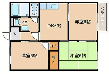 ローズハイツ【103号室】の間取り
