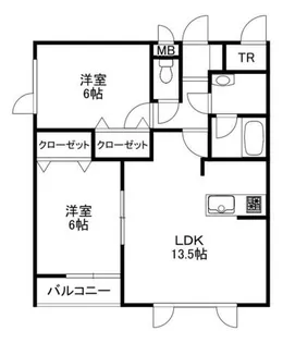 ソルシティパレス【202号室】の間取り