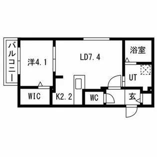ブランシャールFEG-X桑園【302号室】の間取り