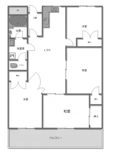 グリーンヒル・ユー【4階】の間取り