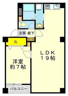 カーサフォルツア【2階】の間取り