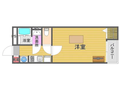 クレイノ空港南IV【102号室】の間取り