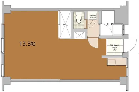 小山マンション【506号室】の間取り