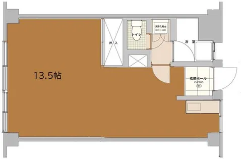 小山マンション【506号室】の間取り