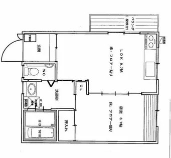 ヴェルメゾンプチ北白川【2階】の間取り