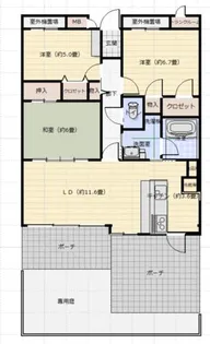 センチュリー加古川粟津【113号室】の間取り