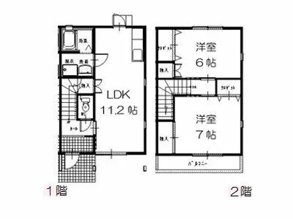 ペリオーディコ【B号室】の間取り